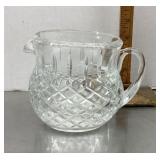 Heavy crystal pitcher