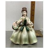 Ceramic girl planter
