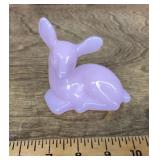 Pink Mosser? glass deer figure