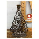 Christmas tree candle holder