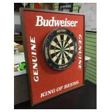Heavy Budweiser Bud Light dartboard