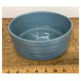 Blue pottery bowl