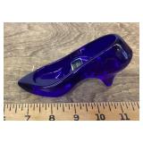 Cobalt blue Oneida crystal high heel shoe