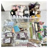 NEW yarn, knitting & crochet supplies