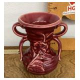 red pottery vase