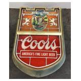 Coors beer sign 13 x 18