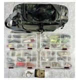 Canvas Plano tackle bag w/organizers & contents