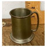 Miniature pewter tankard
