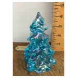 Iridescent glass Christmas tree