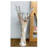 Art glass swung vase