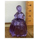 Purple glass figure