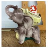 Ceramic elephant planter