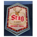 Stag beer lighted sign 12 x 18