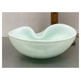 Cased art glass bowl