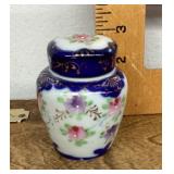 Miniature porcelain ginger jar