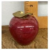 Stone apple paperweight