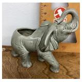 Ceramic elephant planter
