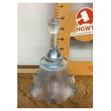 Iridescent glass bell