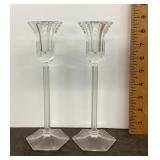 Marquis by Waterford crystal candlesticks