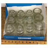 Box of glass insulators