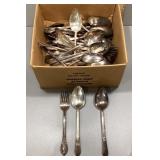 Silverplate forks and spoons