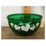 Forest green Anchor Hocking mixing bowl