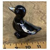 Glass duck figure