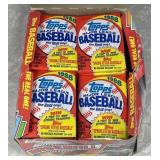 Box of 1988 Topps baseball card wax packs x30
