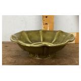 Green McCoy pottery bowl
