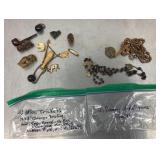 Cleanup lot with rosaries and small collectibles