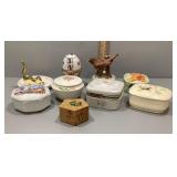 Collection of trinket boxes