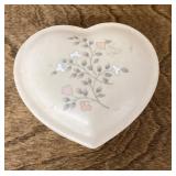 Pfaltzgraff porcelain heart trinket box