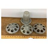 Chicken feeders