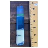 An Camus decorative art glass wall hanging