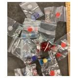 Lot of glass candy