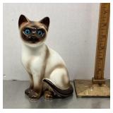 Ceramic Siamese cat