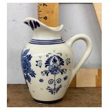Delft blue pitcher