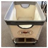 Canvas commercial laundry cart