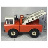 1960s Mighty Tonka double-boom tow truck
