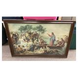 Christ Preaching on the Sea of Galilee print