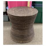 Woven side table