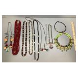 Costume jewelry necklaces