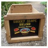 Vintage Sunny Slope Peaches crate
