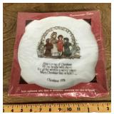 1974 Holly Hobbie Christmas plate