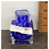 Blue Murano glass perfume bottle
