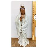 Large ceramic Kuan-Yin statue