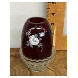 Fenton ruby glass fairy light