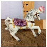 Ceramic parade horse figure