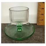 Green uranium glass cigarette holder