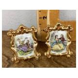 Limoges porcelain decorative frames